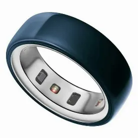 Умное кольцо Oura Ring 4, размер 7, Ceramic Midnight, Темно-синий